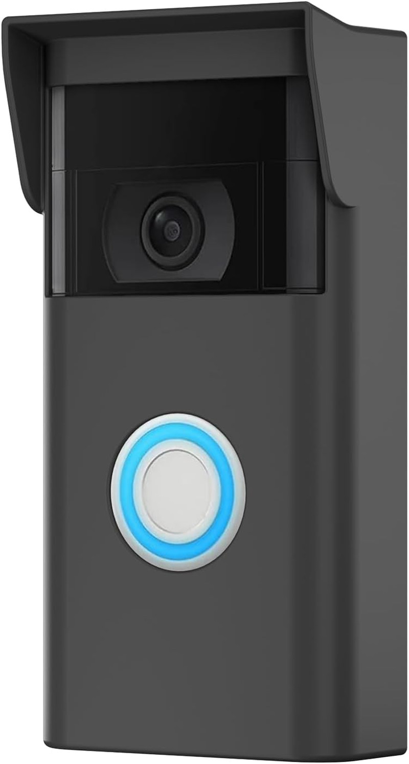 Weatherproof Silicone Case for Ring Video Doorbell 2nd Gen - Black