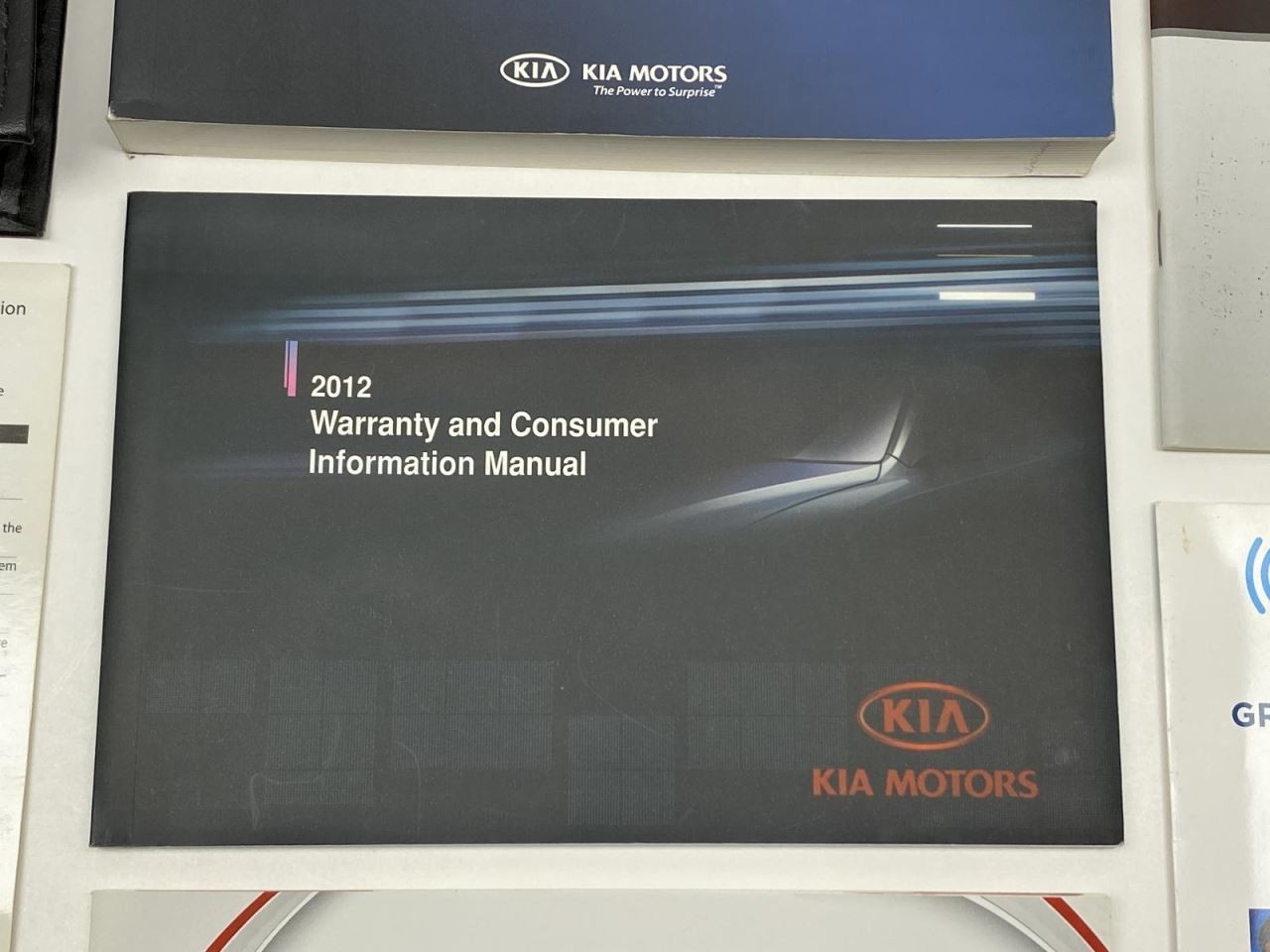 Owners Manual 2012 Kia Optima 86751