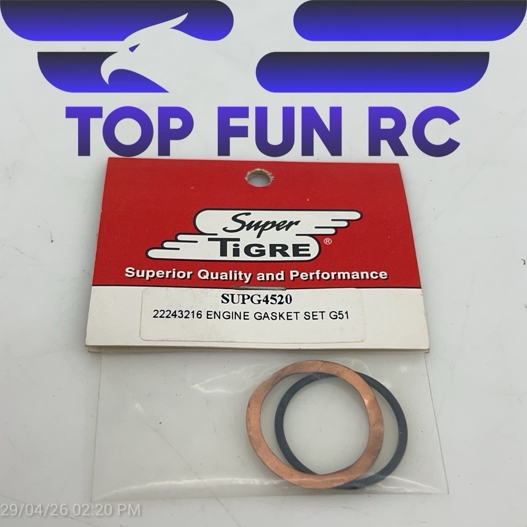 Super Tigre engine, gasket set part number Supg4520