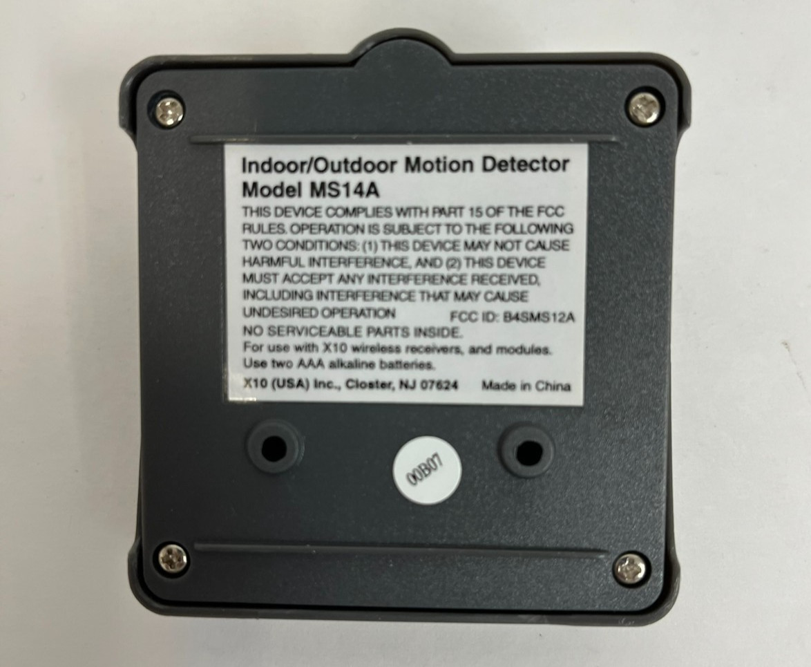 Lot 2pcs X10 X-10 MS14A-C EagleEye Motion Sensor Detector Home Security BOX#7