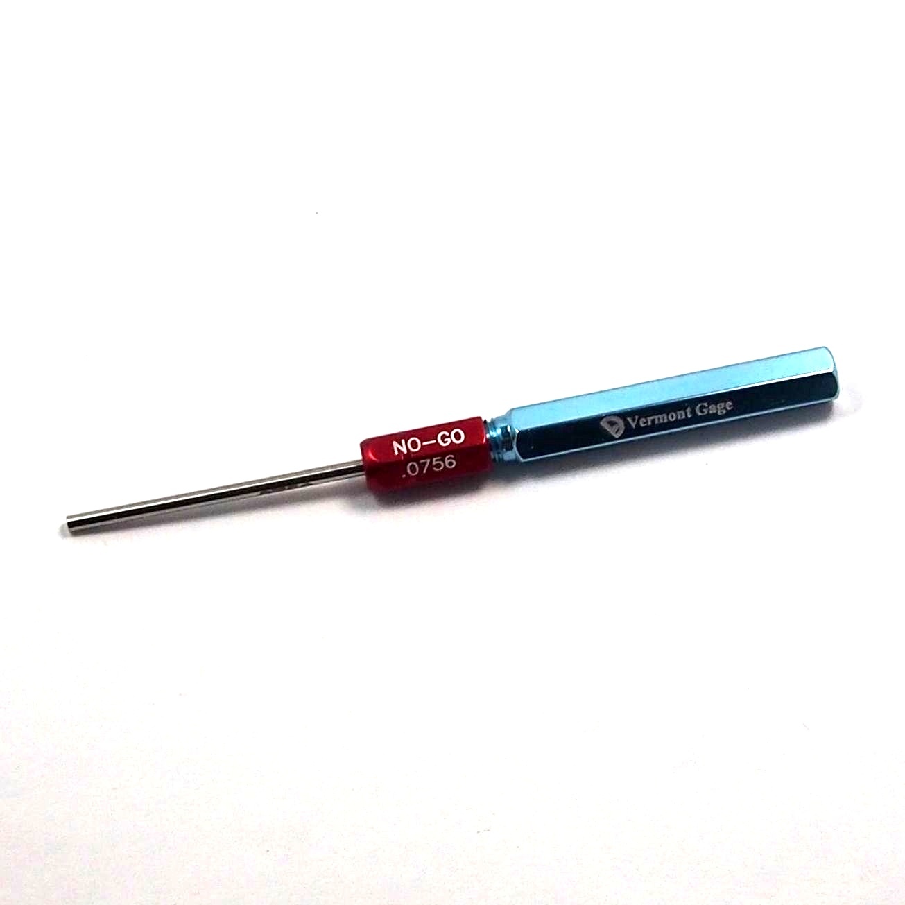 VERMONT GAGE STL 0.0756" Class ZZ No-Go Gage