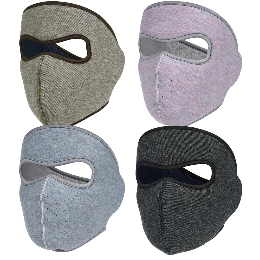 Balaclava Fleece Full Face Mask Motorcycle Winter Warm Windproof for Women Men