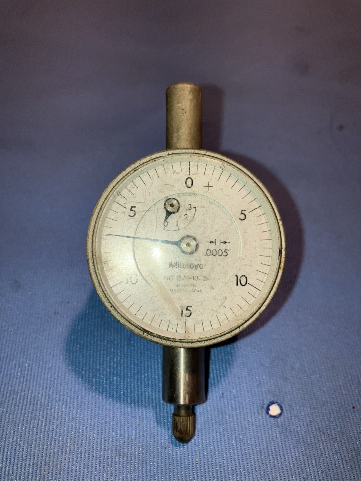 Mitutoyo Dial Indicator No. 1571-10 .0005” X .06” Range