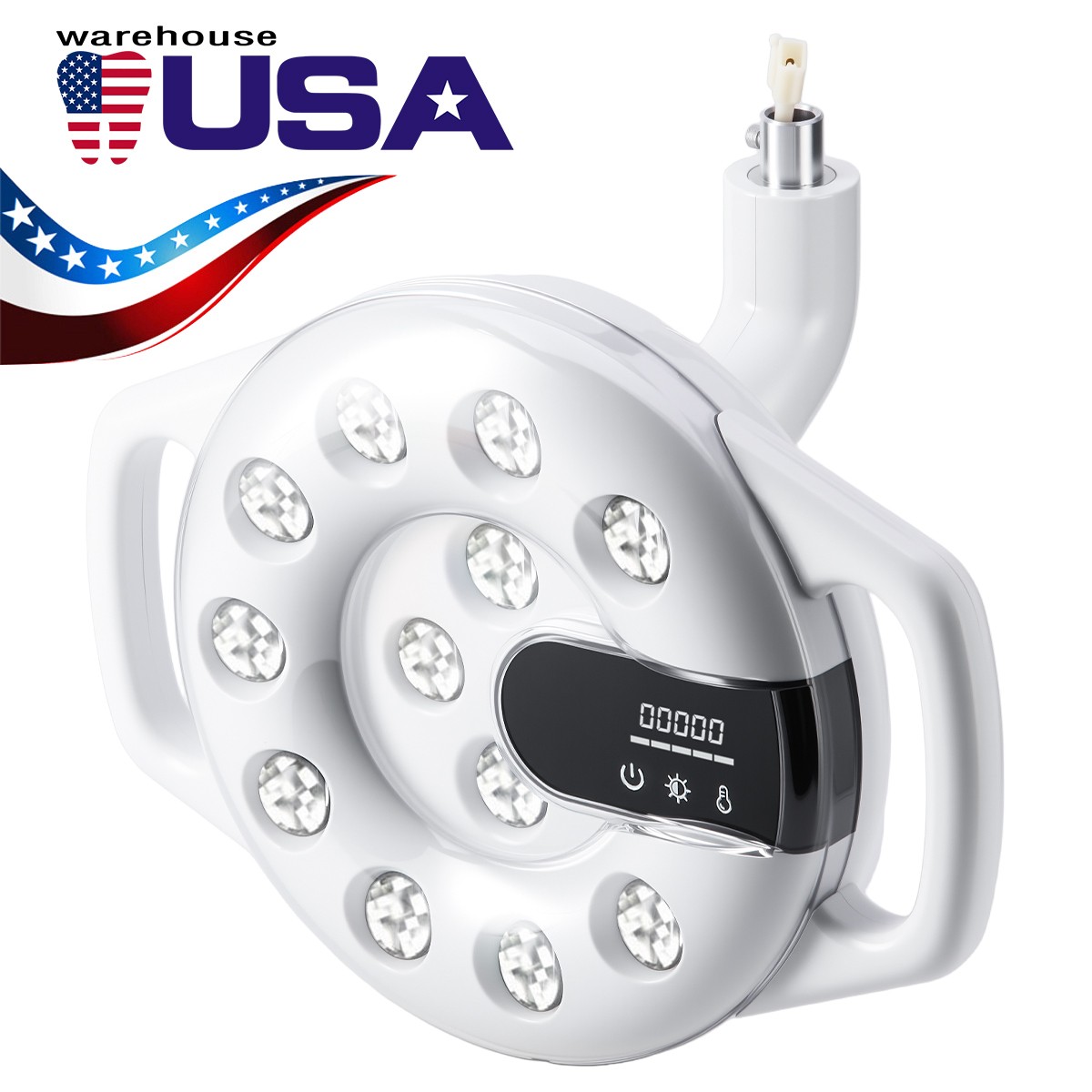 20W Dental 12LED Lamp Oral Light Lamp Induction Sensor with LCD Display