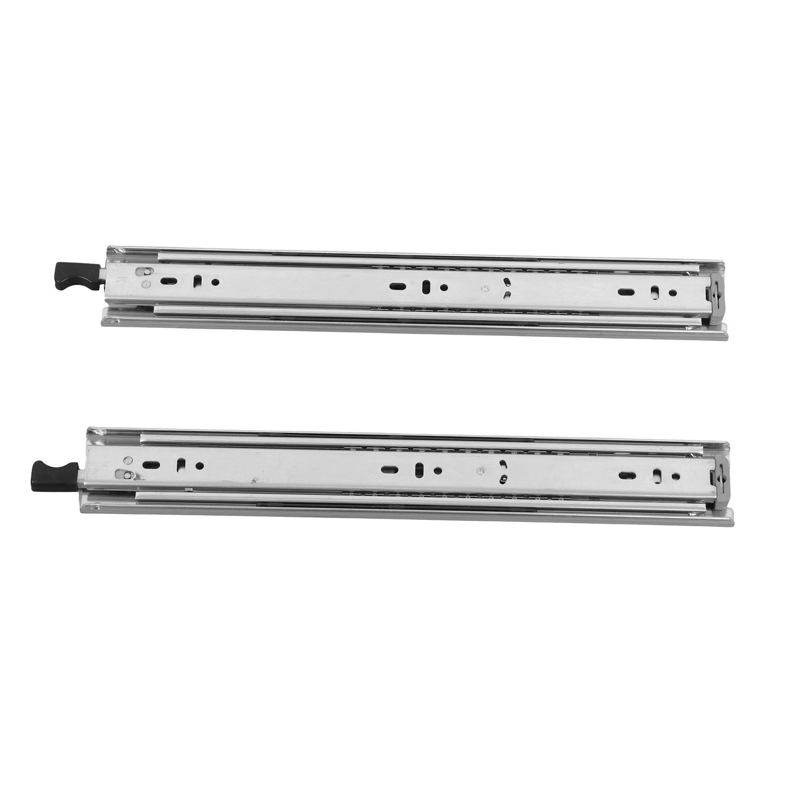 14" Ball Bearing Drawer Slides, Full Extension with Lock, 150lb Capacity