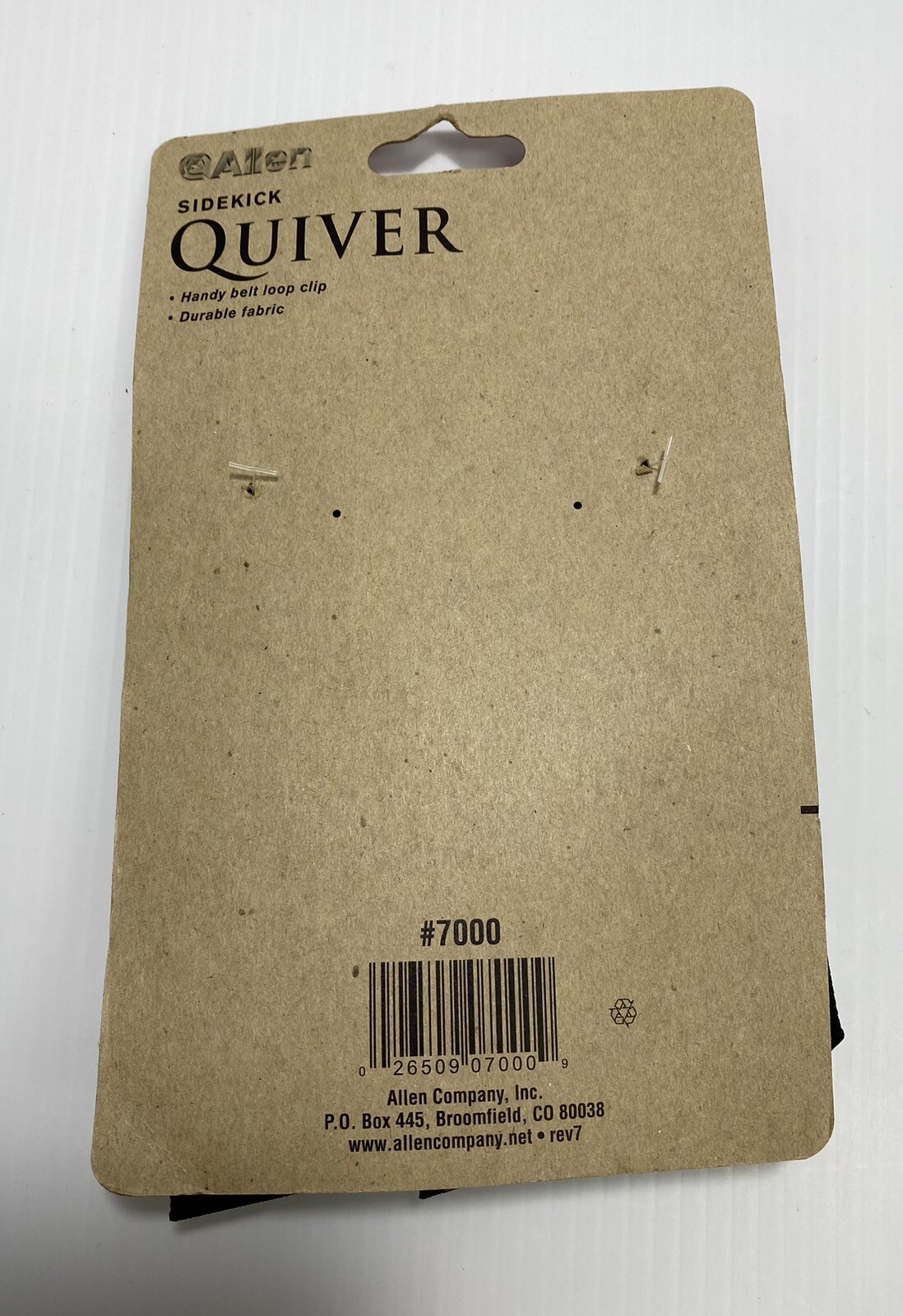 New, Allen Sidekick Quiver Belt Loop Clip Durable Fabric