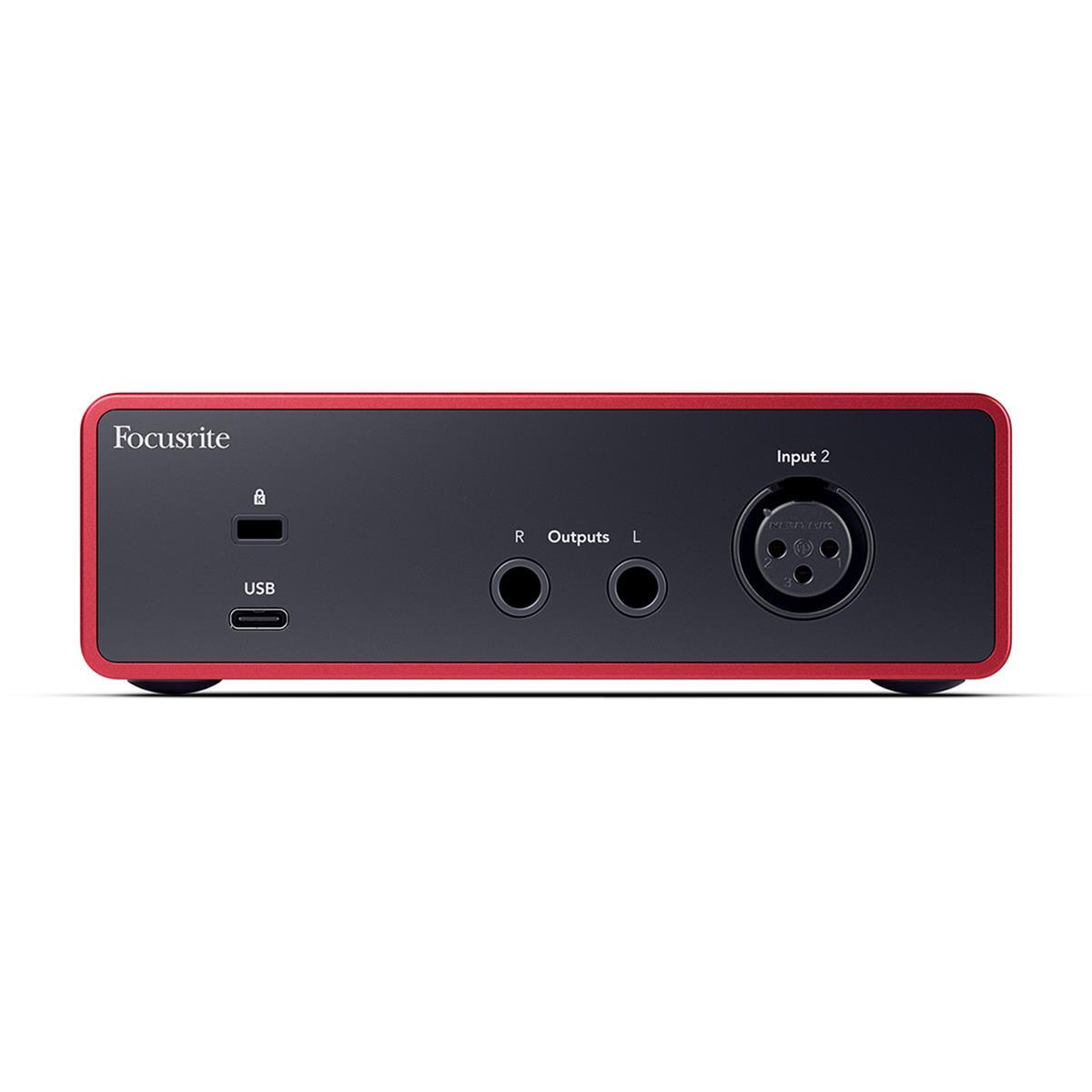 Focusrite Scarlett Solo 4th Gen USB Interface with Software Suite
