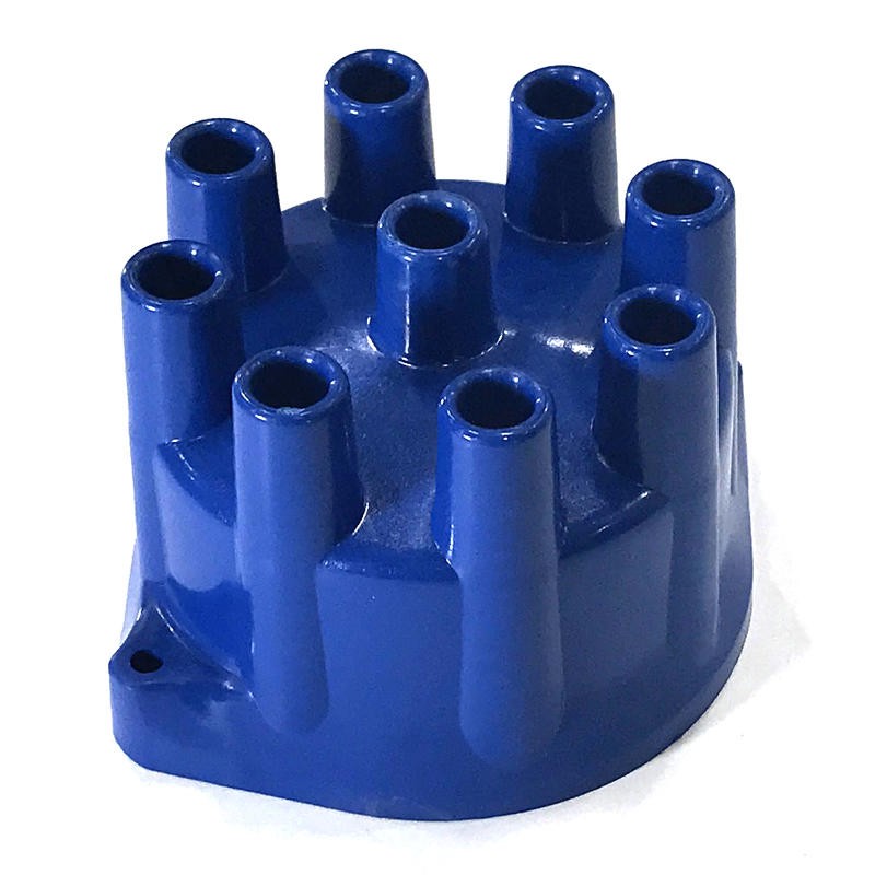 Renegade Racing Distributor Cap 98498-3; Blue, Socket Style for Ford 8cyl