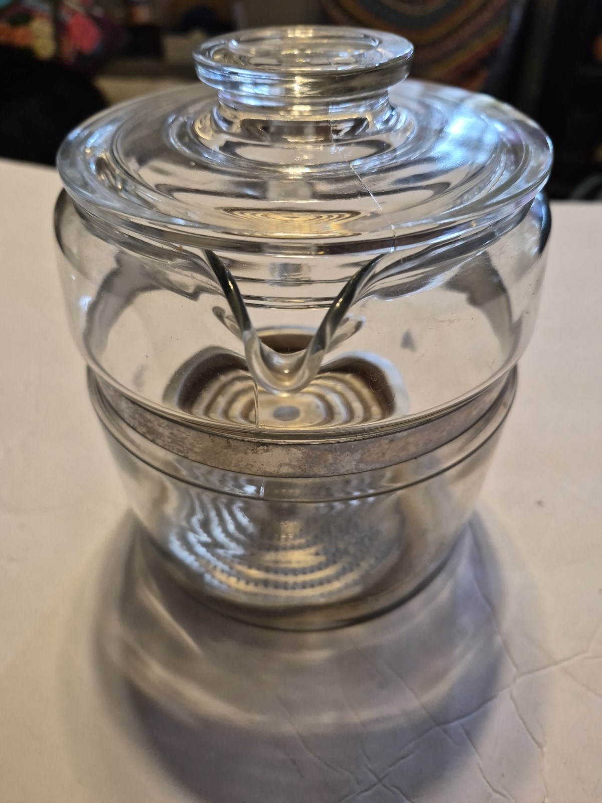 Vintage 1960s Pyrex Flameware 7756-B 6 Cup Percolator Coffee Pot Maker Part/comp