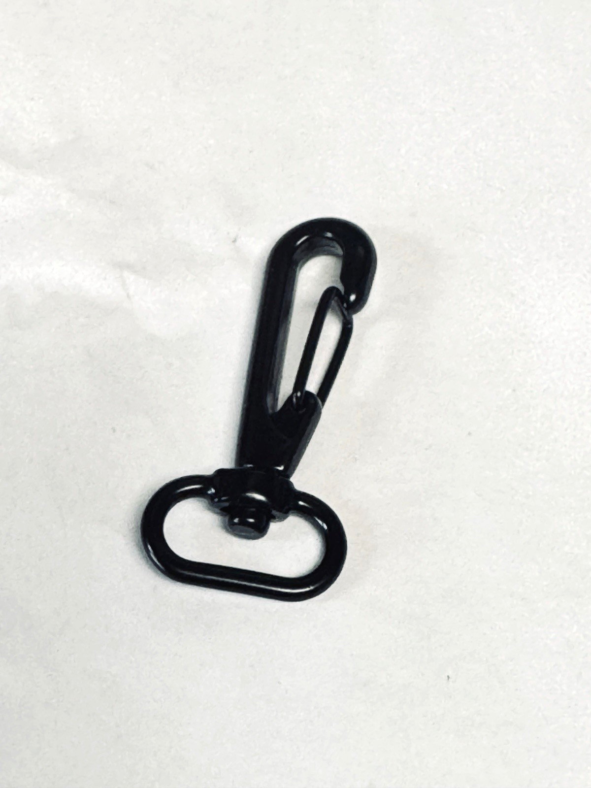 200-Pk Lever Swivel Snap Hook Metal Black Coat 3/4" strap Bag Purse Hardware