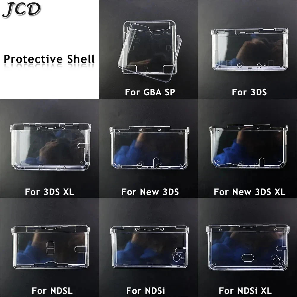 Hard Crystal Case Clear Skin Cover Shell Transparent for Nintendo