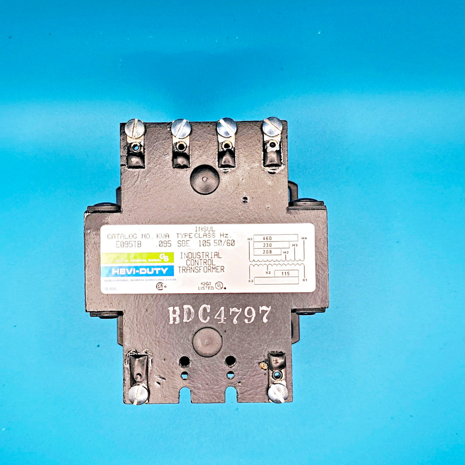 EMERSON E095TB Heavy Duty Control Transformer