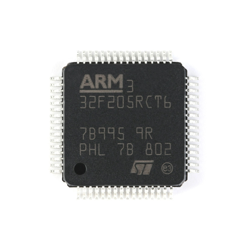 5PCS STM32F205RCT6 LQFP-64 ARM Cortex-M3 32-bit microcontroller MCU