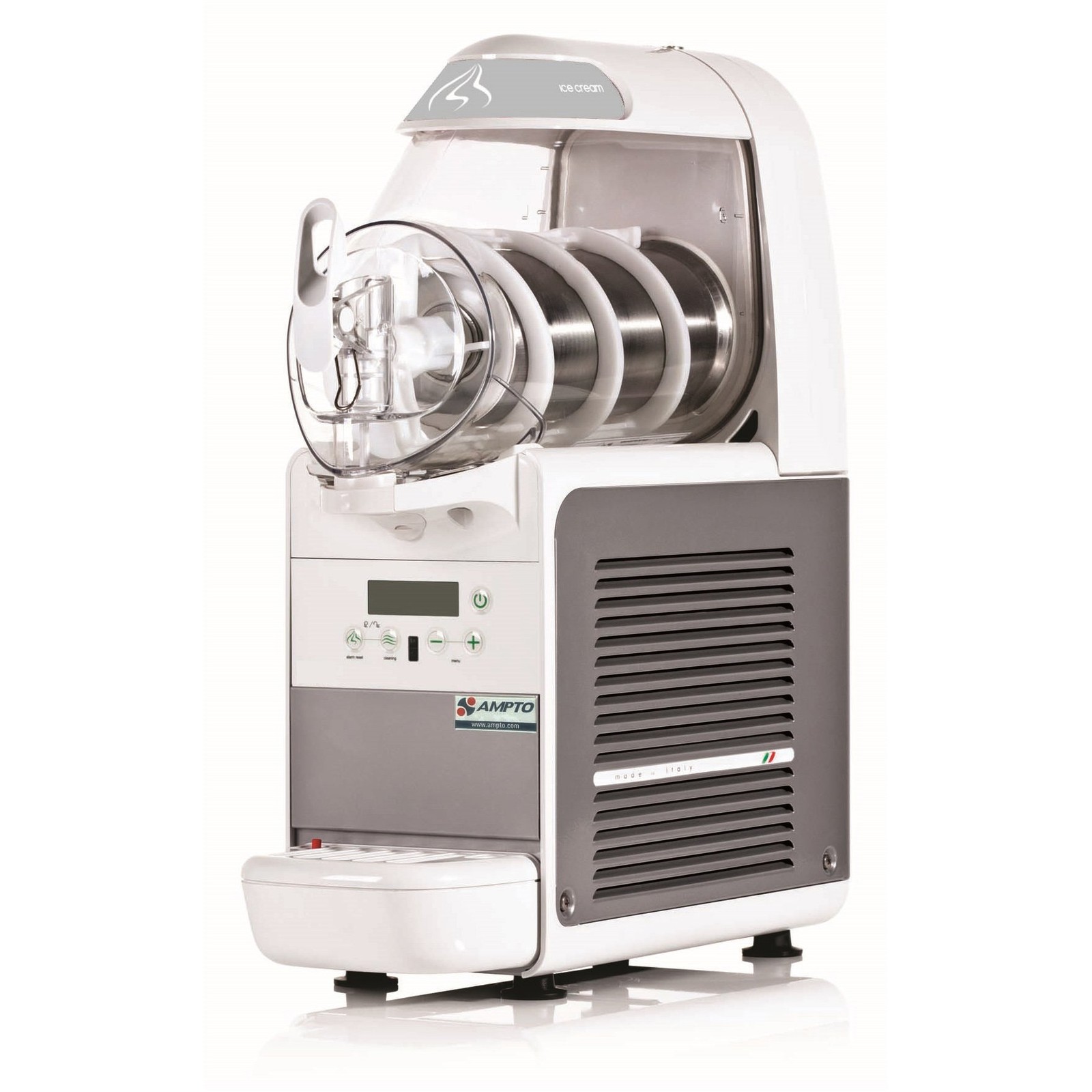 AMPTO Q1156 Countertop Frozen Dessert Dispenser w/ 1.5-Gal. Bowl, Variable Sp...