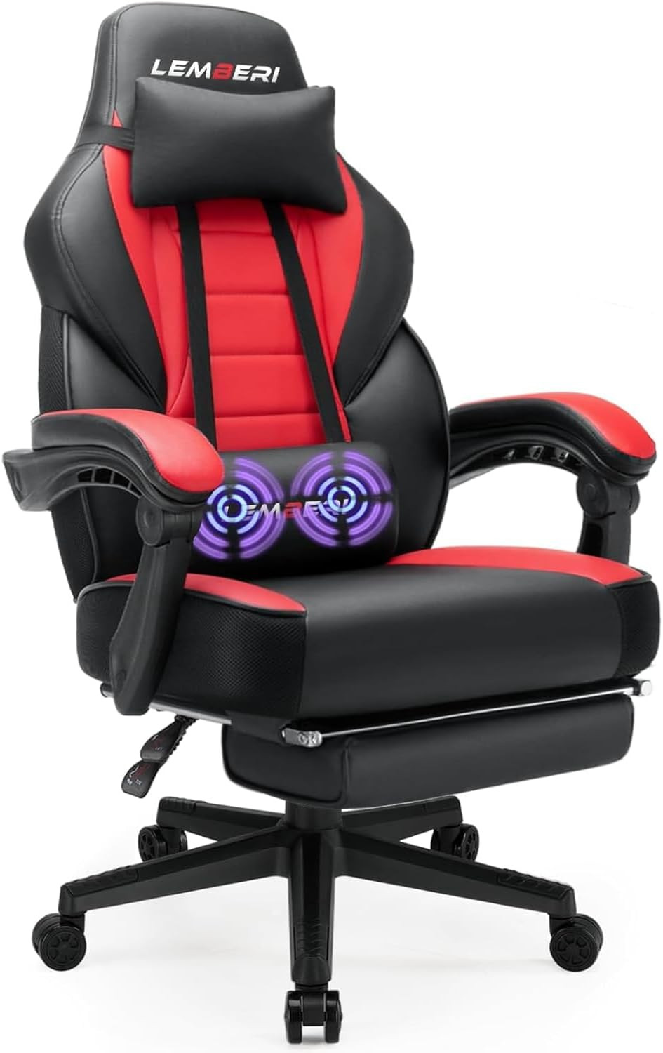 Big and Tall Gaming Chair 400Lb Capacity, Heavy-Duty Office Chair with Reinforce