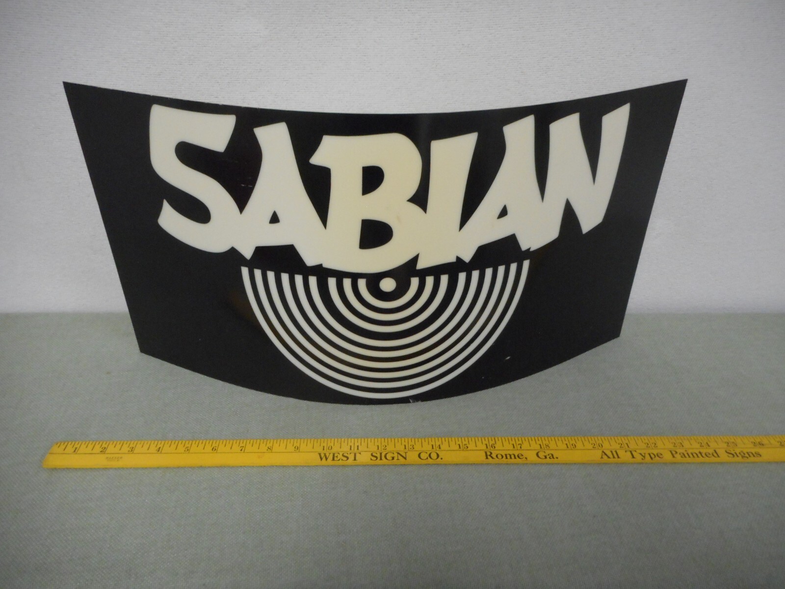 Sabian Cymbals Display Sign