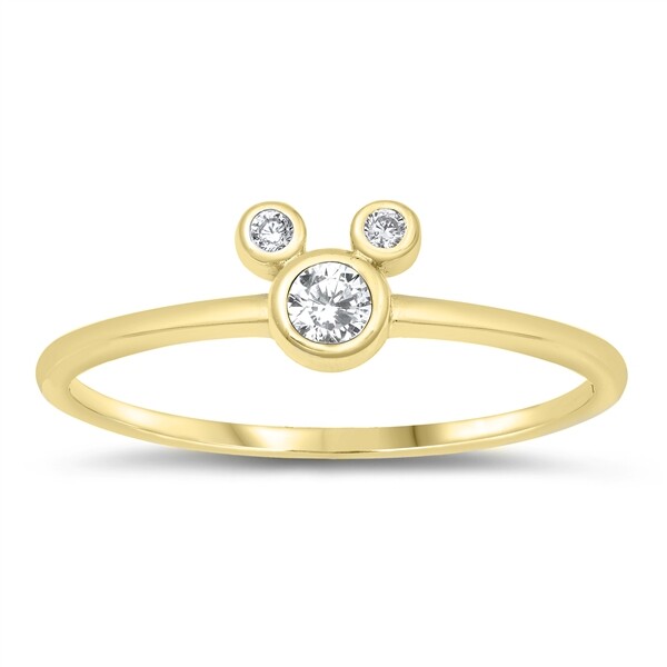 Mickey Mouse sterling silver toe ring