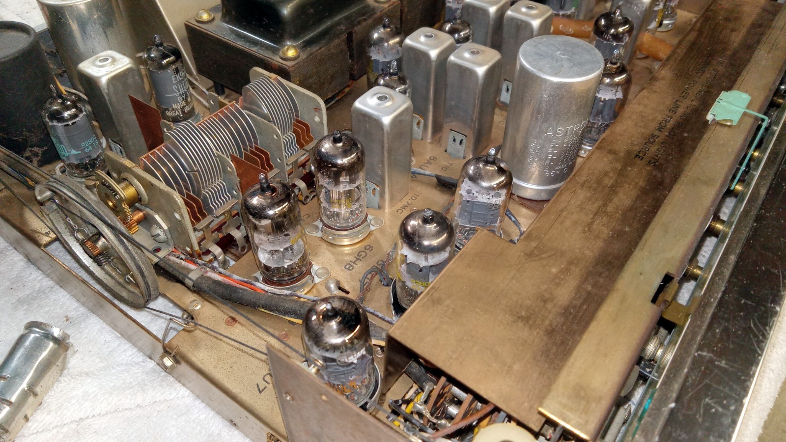 Sherwood S-7700 II Stereo Tube Amplifier AM FM Tuner Works Sounds Nice