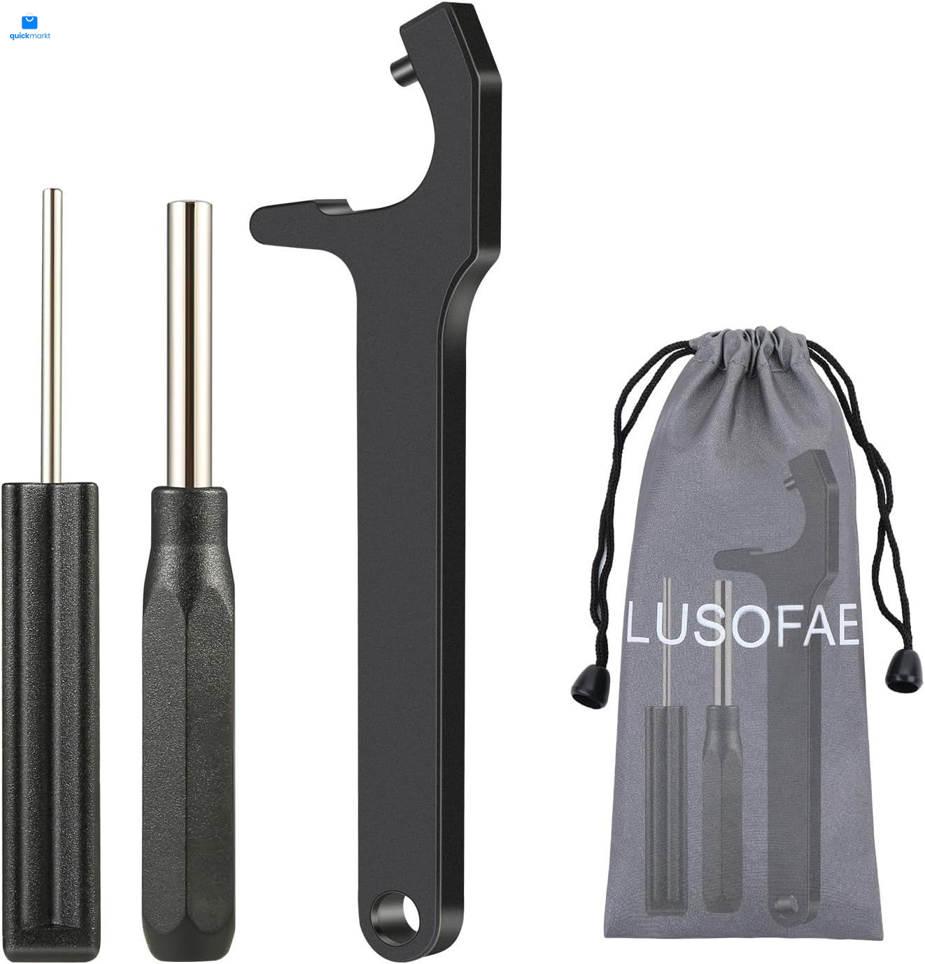 Tool Kit for Glock with Front Sight Remove,Magazine Disassembly, Pin Black