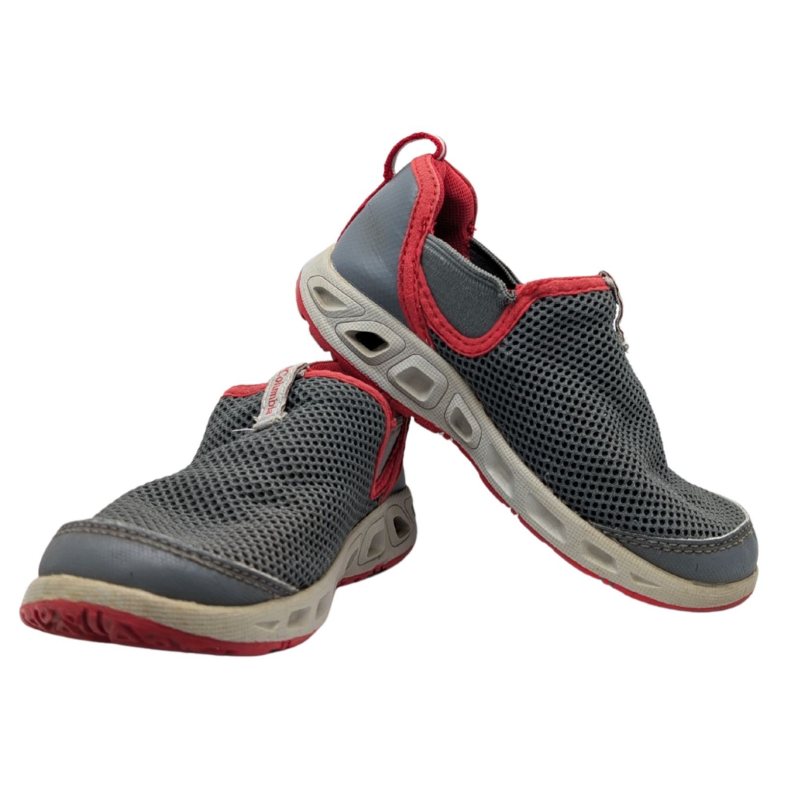 Columbia Gray Red Moccaswim Kids Water Shoe Size Little Kid 12