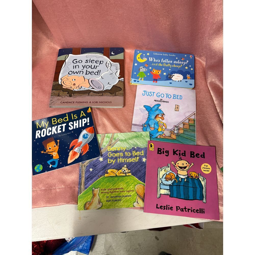 Bundle of 6 Kids Books on Bedtime