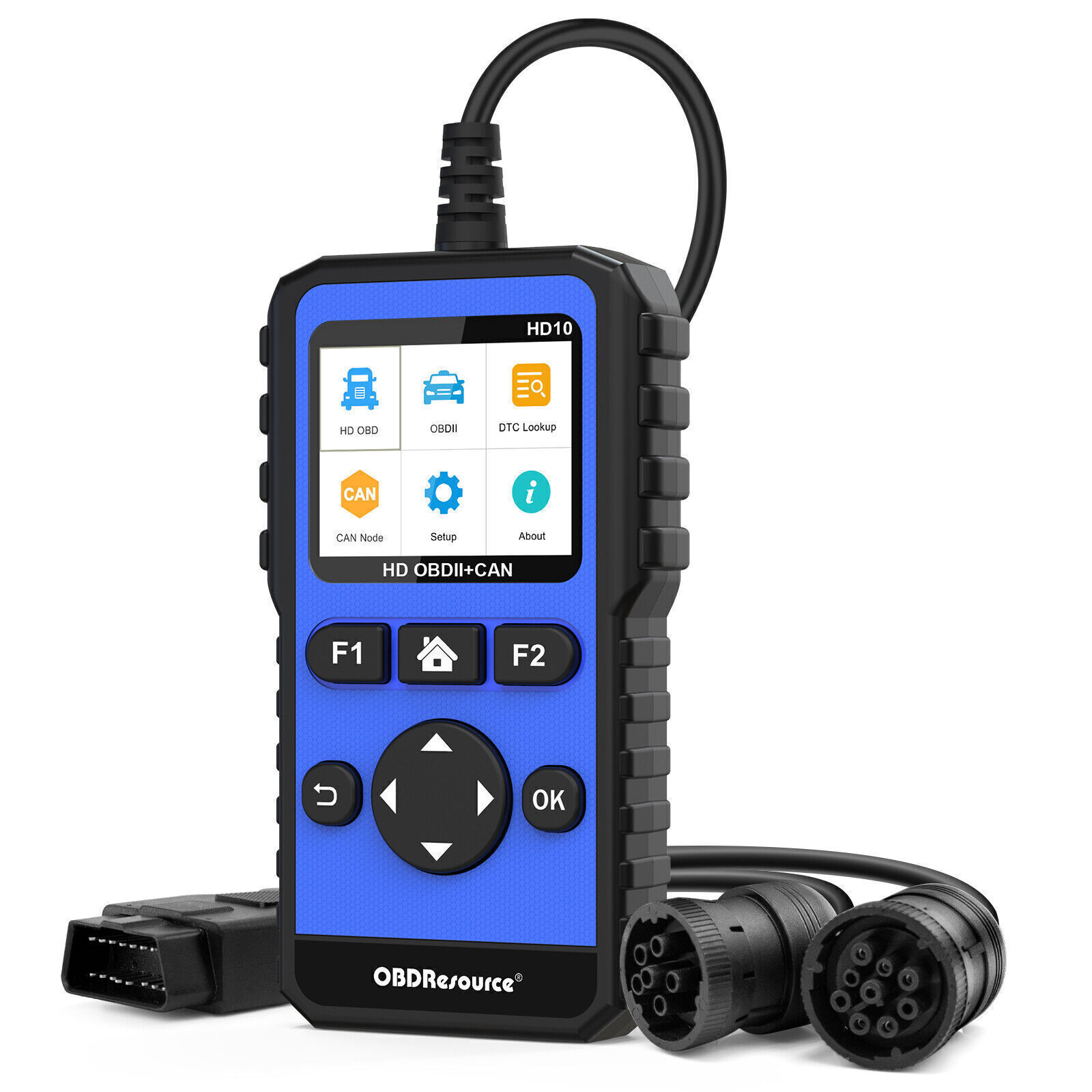 Heavy Duty Code Reader Diesel Truck Car Error Code Scanner Diagnostic For Ford