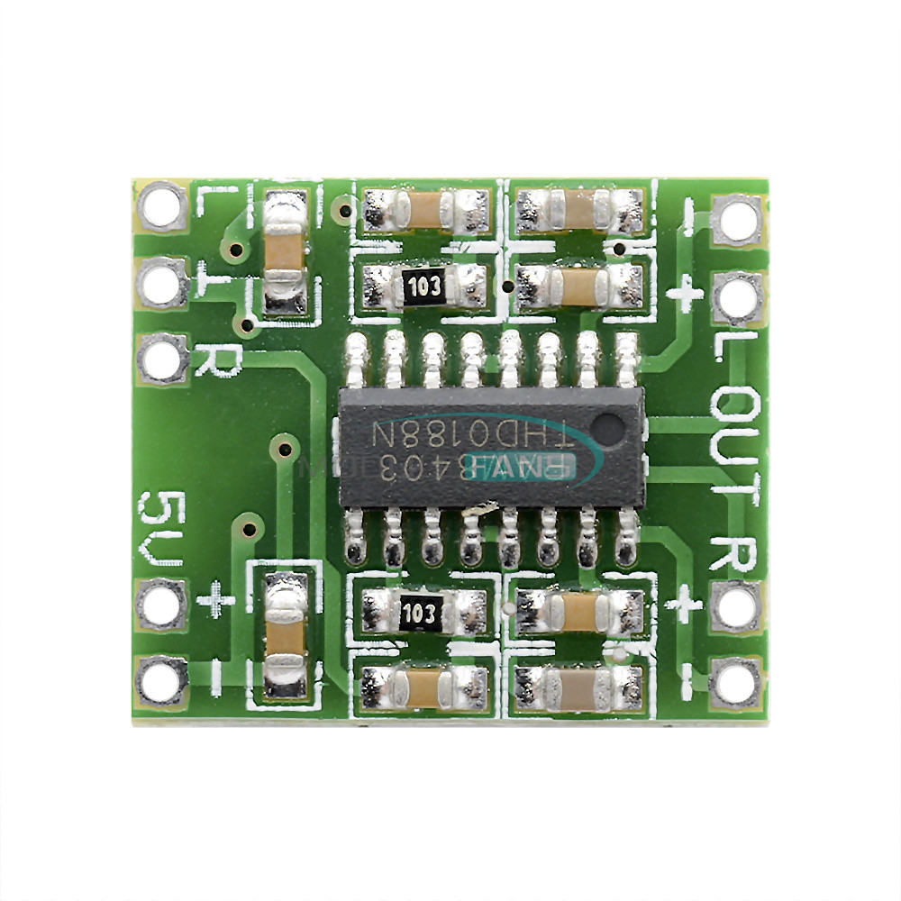 3PCS Digital Amplifier Board Class D 2*3W USB Power Mini PAM8403 Audio Module M
