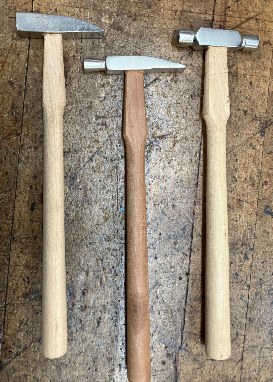 3 Small 1oz Hammers- Jewelry Making Crafts Hobby