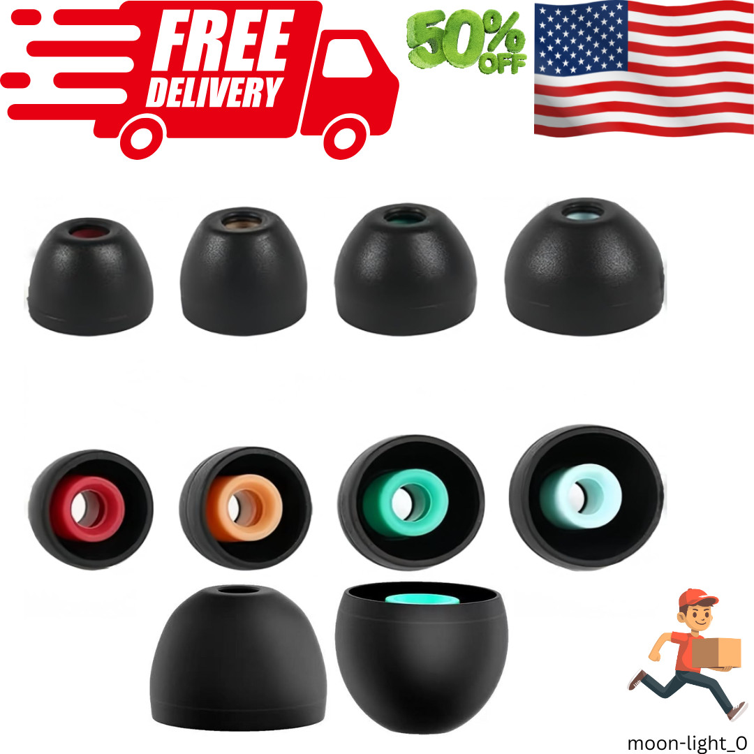 Replacement Ear Tips for Sony WF-1000XM5 (4 Pairs) - for WF-1000XM4, WF-1000XM3,