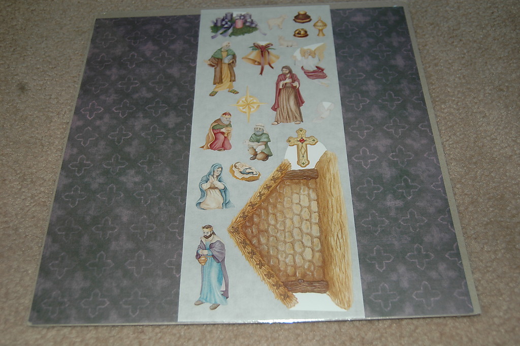 Creative Memories 12x12 Classic Nativity Additions Kit