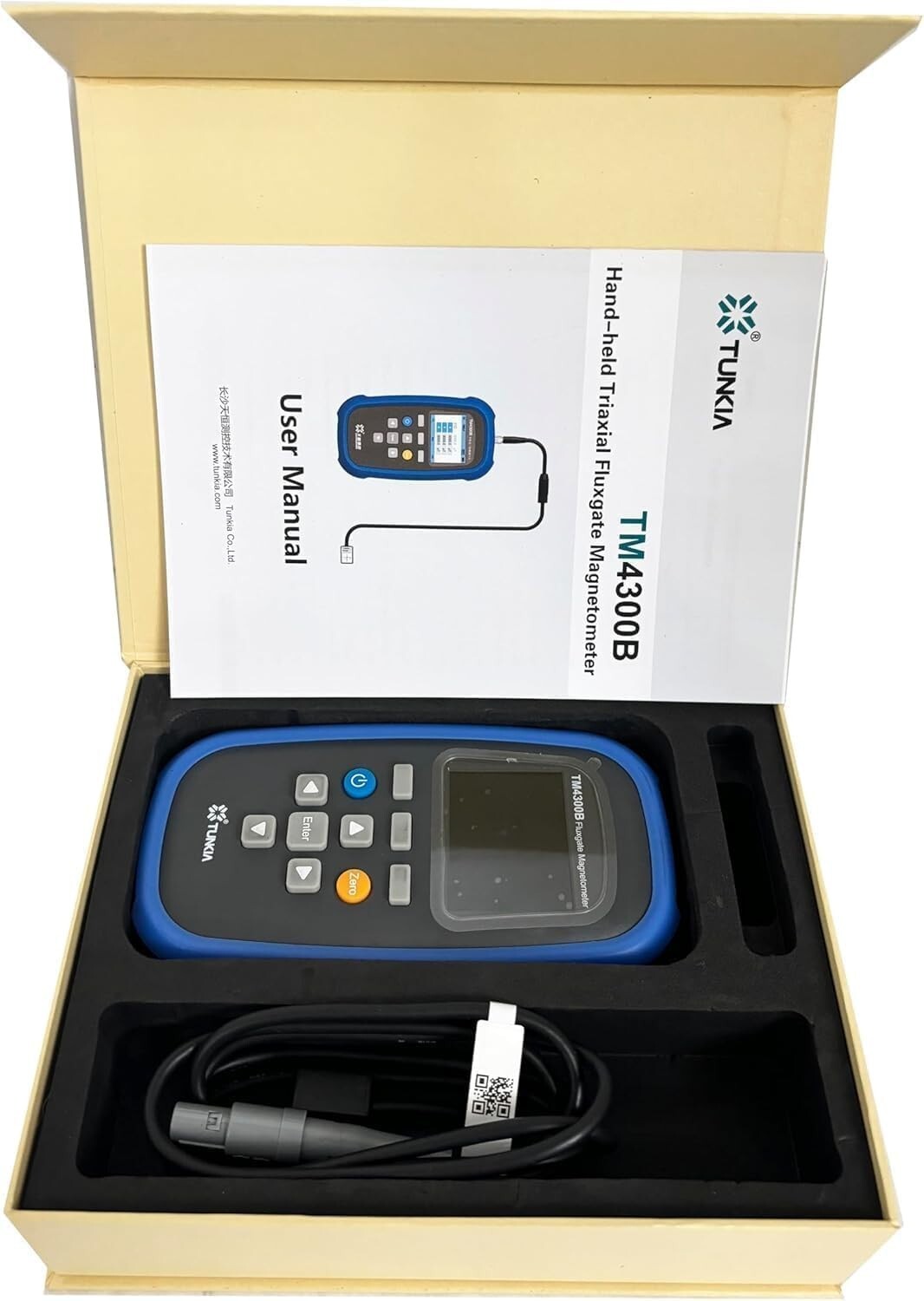 3-axis Fluxgate Magnetometer with Range 0~2000 μT Accuracy Class 2 USB Interface