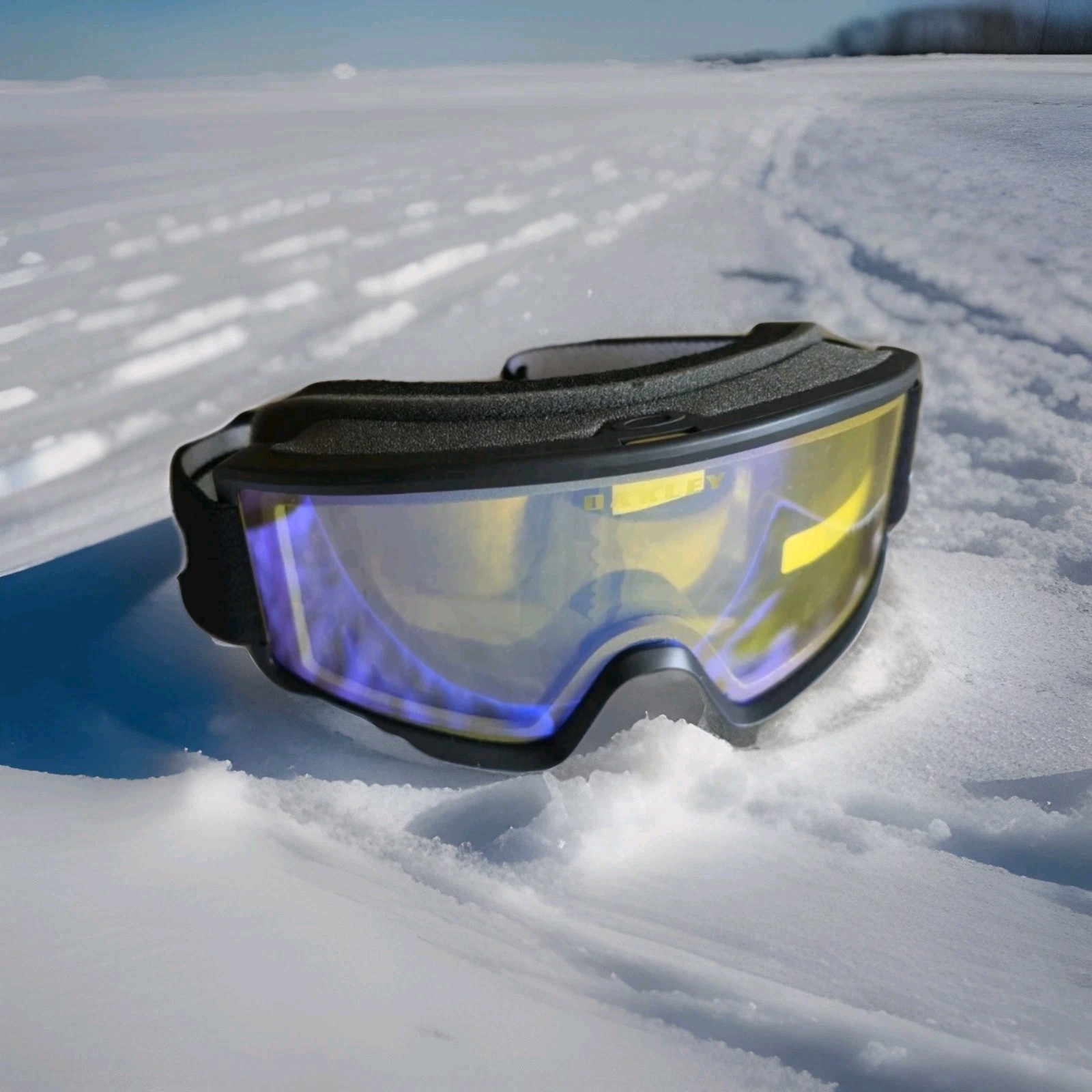Oakley Target Line M Goggles Black With Hi Yellow Iridium NEW