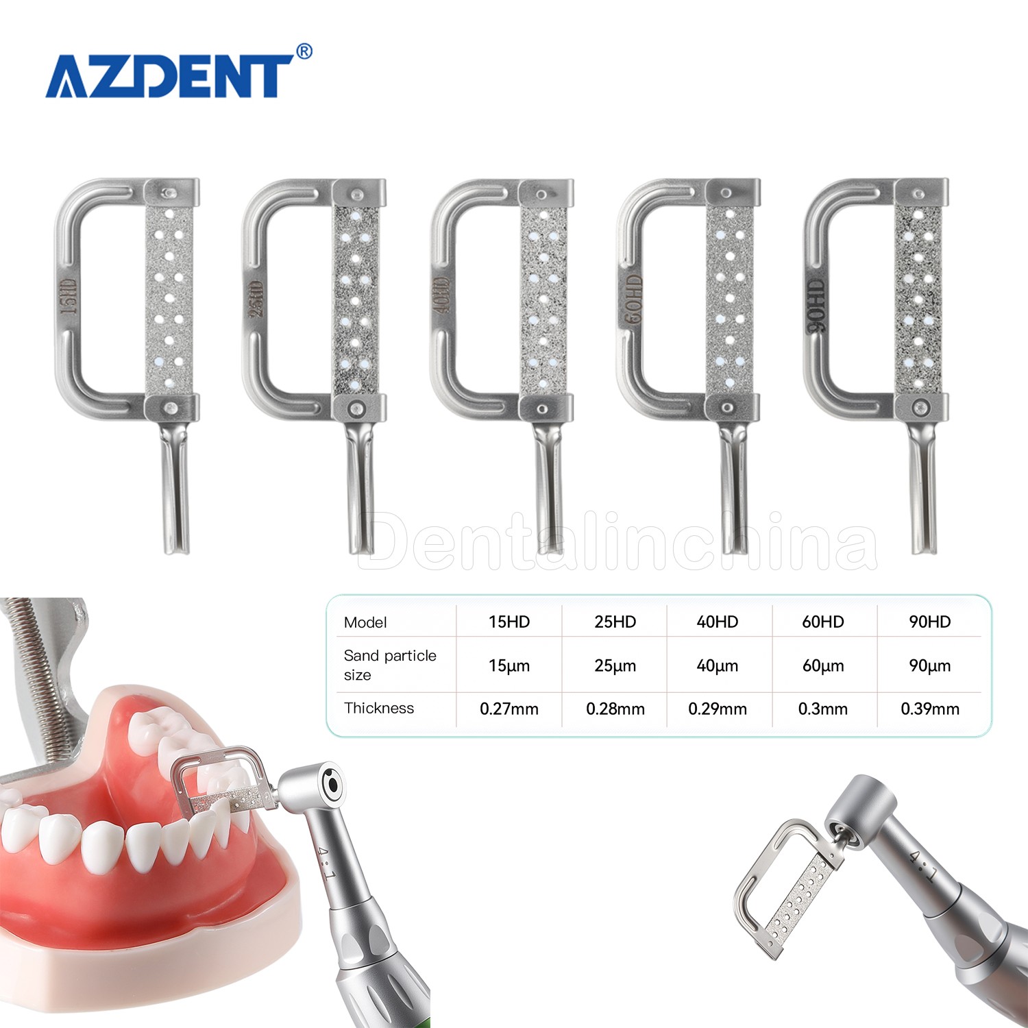 Dental Orthodontic IPR Reduction Strip Polishing Saw Interproximal Enamel Strips