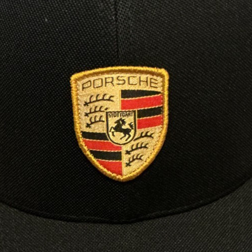 Genuine Porsche Flexfit Cap Embroidered Emblem Crest Stretch BNWT WAP5900010J