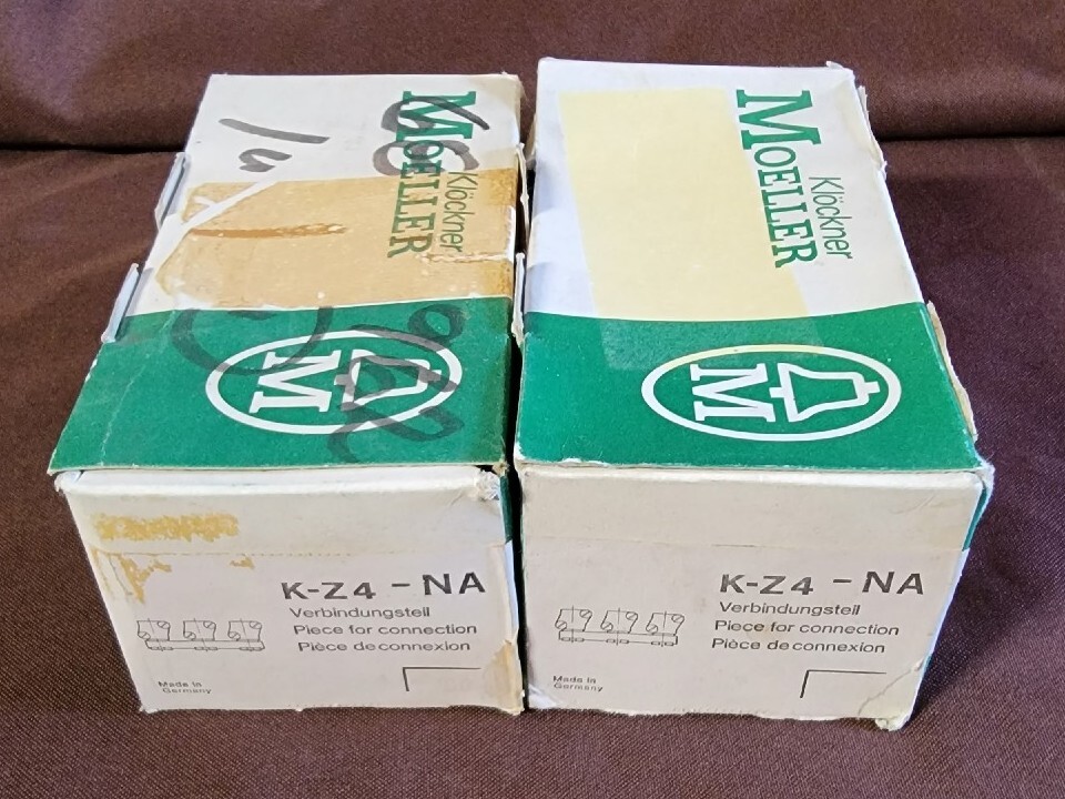 2 Klockner-Moeller K-Z4 Contact Terminals K-Z4-NA Piece For Connection Connector