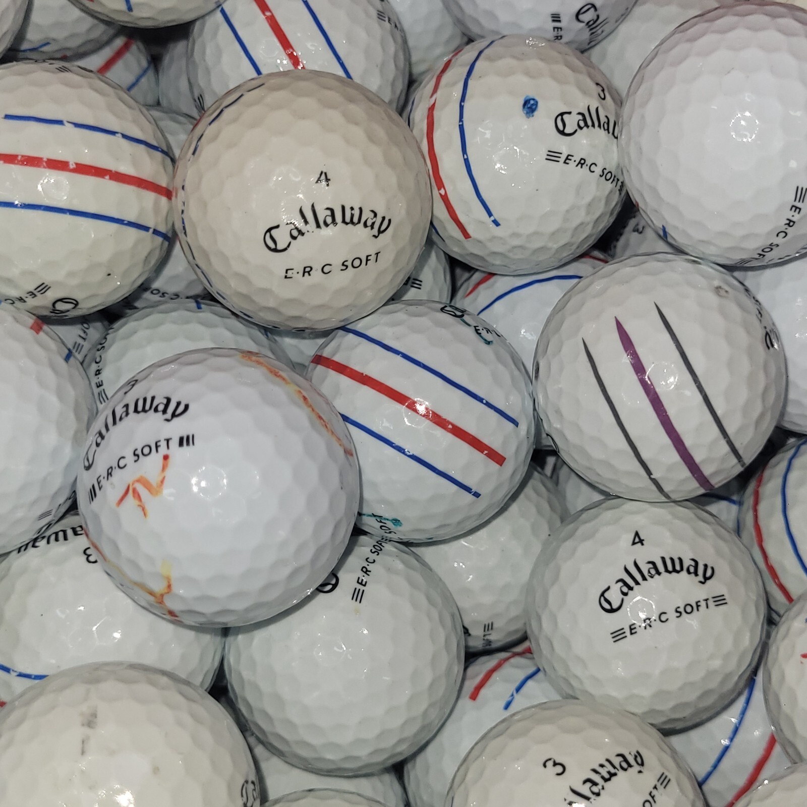 72 AAA Callaway ERC Soft Triple Track Golf Balls 3A