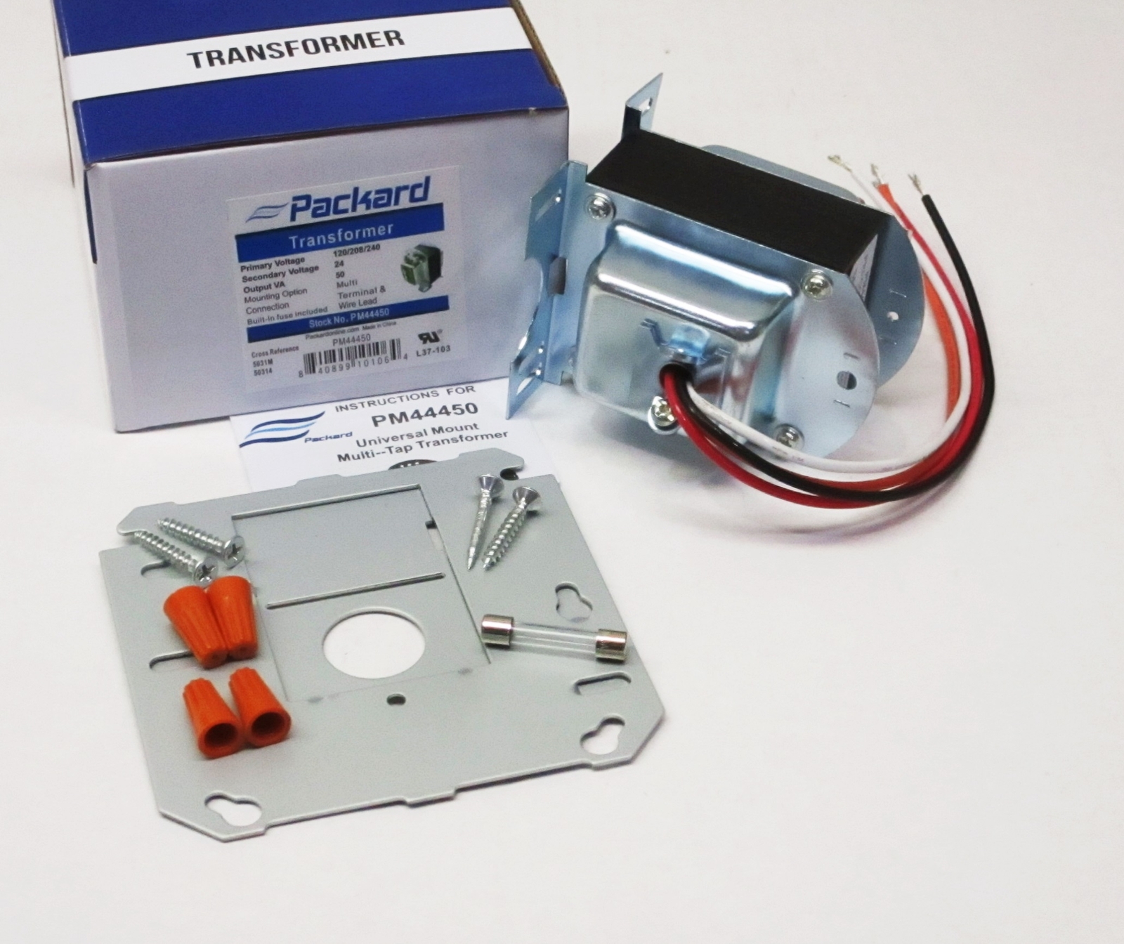 Packard PM44450 Transformer 120/208/240 V Pri 24 V Secondary 50 VA