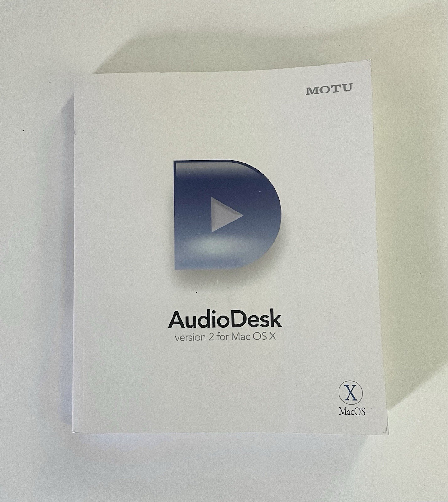 Audio Desk Version 2 for Mac OS X Motu User Guide Paperback Book