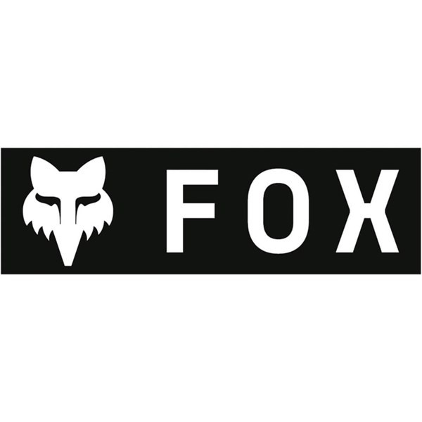 Fox Racing Corporate Logo Sticker | Black | Size 3"