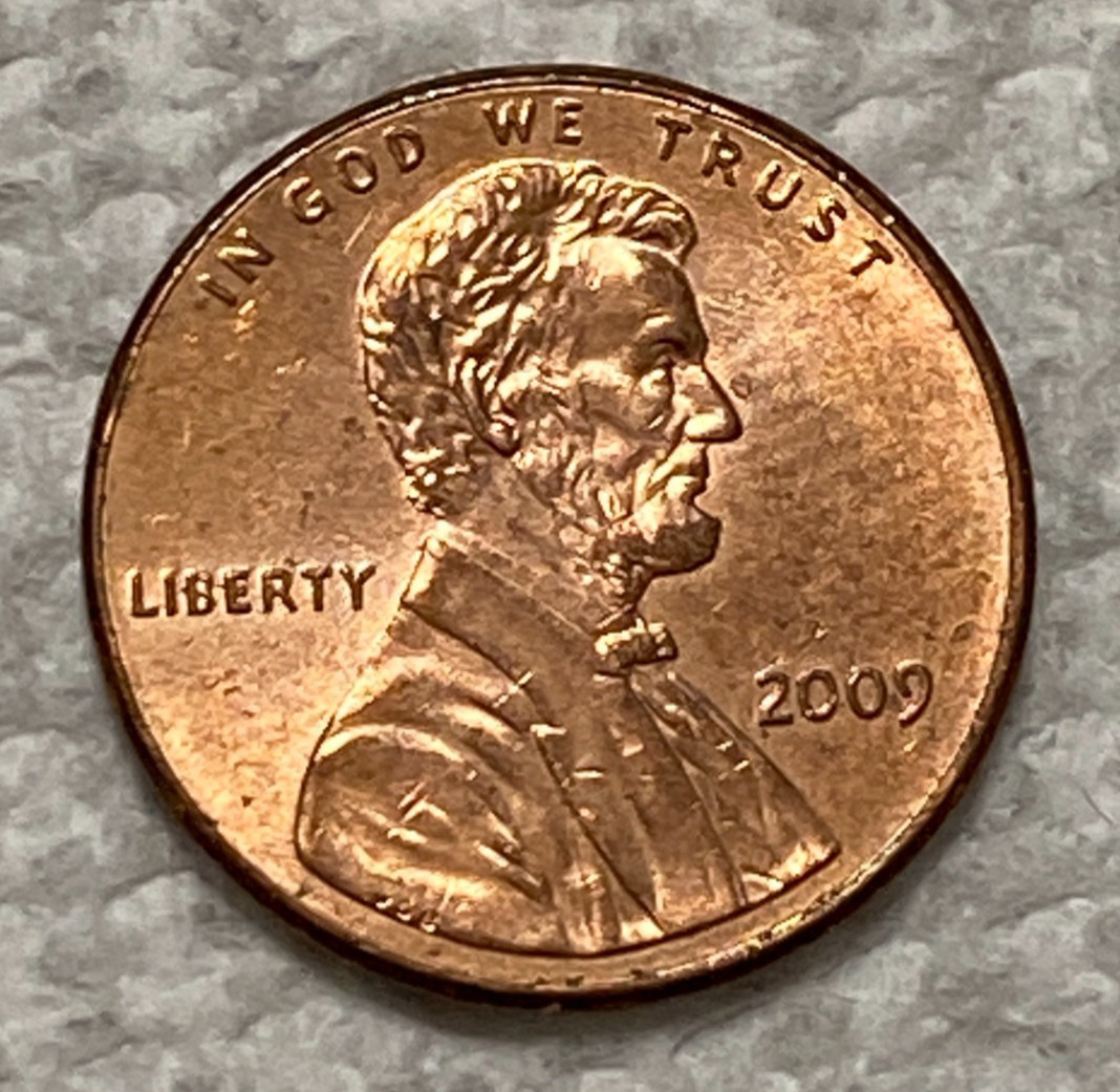 2009 Lincoln On Log Penny