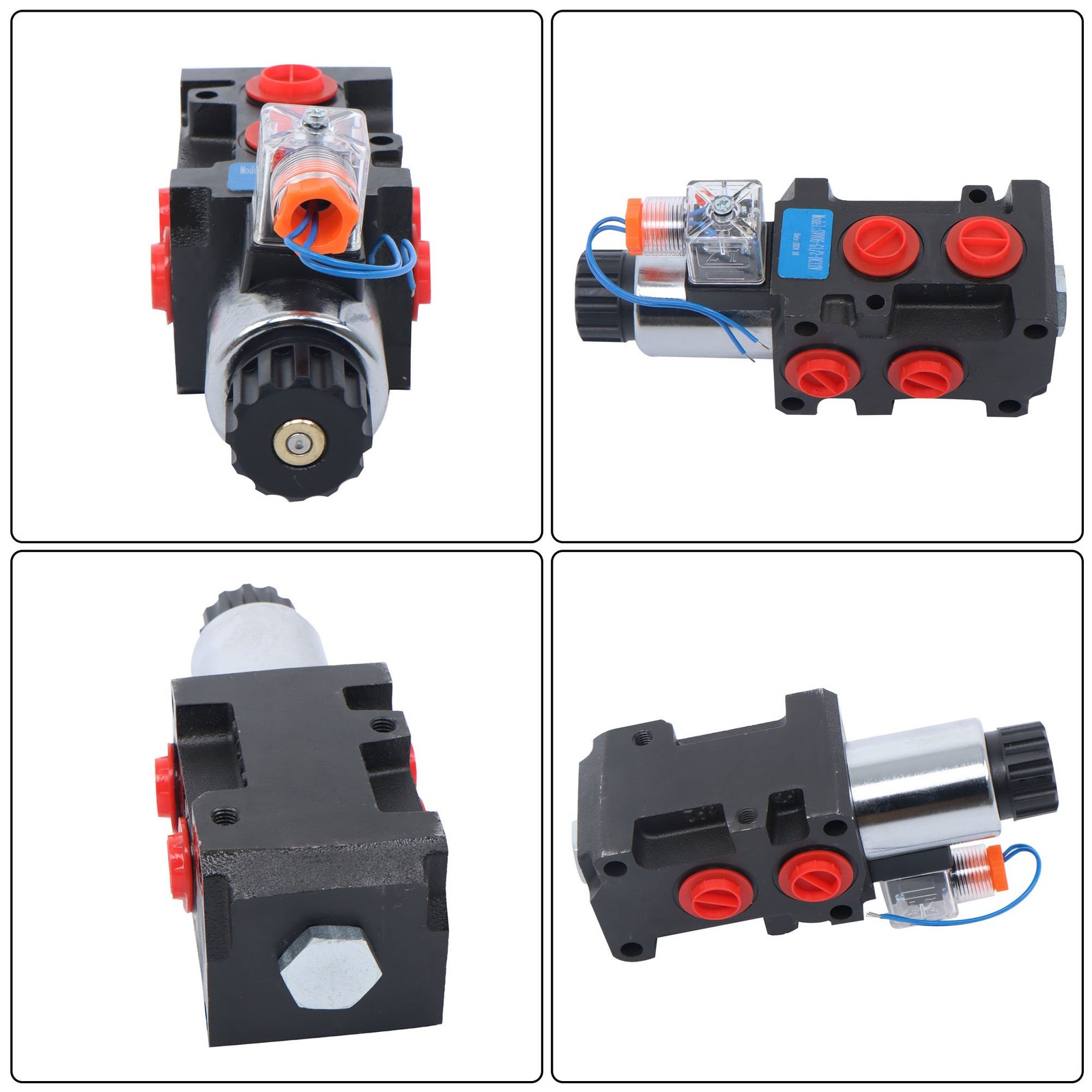 13GPM 12V DC Hydraulic Adjustable Variable Flow Control Valve 6 Port
