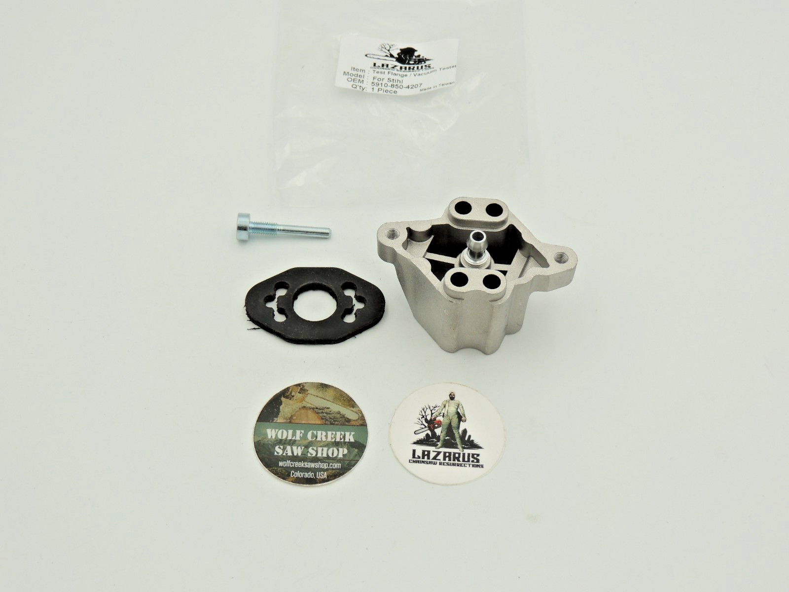 Test flange tool vacuum tester adapter for Stihl chainsaws Lazarus