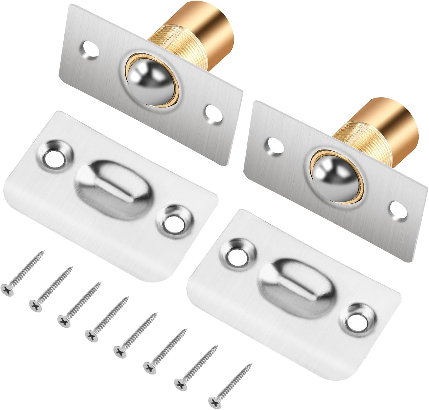 Ball Catch for Top of Door, Closet Door Ball Catch, Latches Fitoon, 0.98in Screw