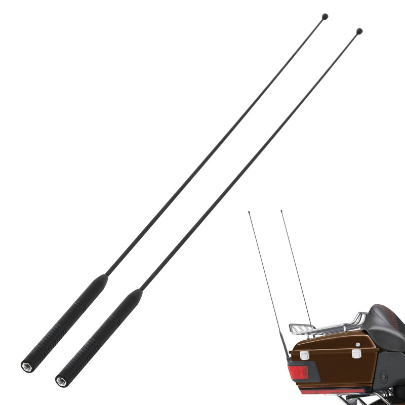 2Pcs 33" AM FM Antenna Radio Fit For Harley Touring Electra Road Glide 1986-2023