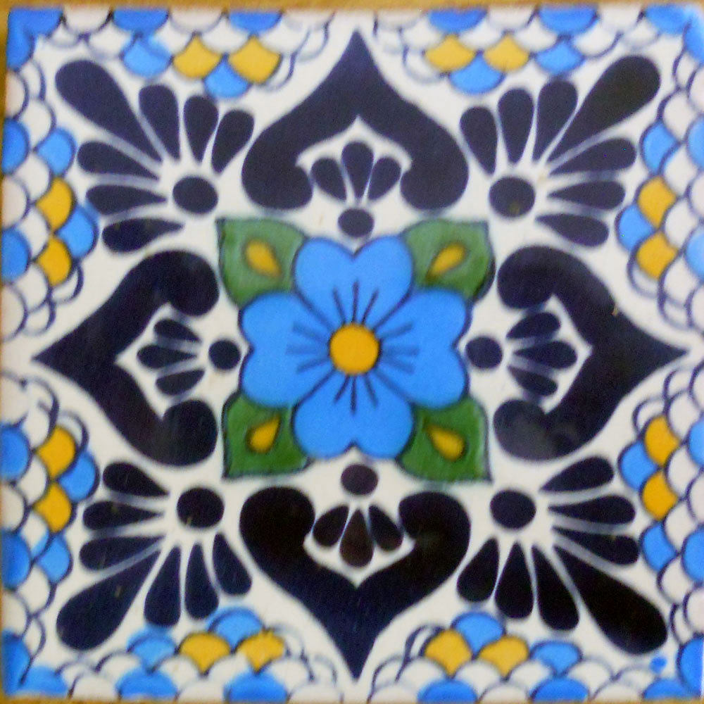 #C116 MEXICAN CERAMIC HANDMADE TALAVERA TILE SETS