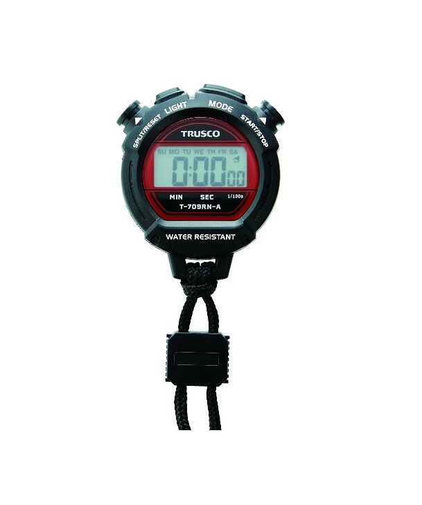 TRUSCO STOPWATCH WATER RESISTANT T-709RN-A