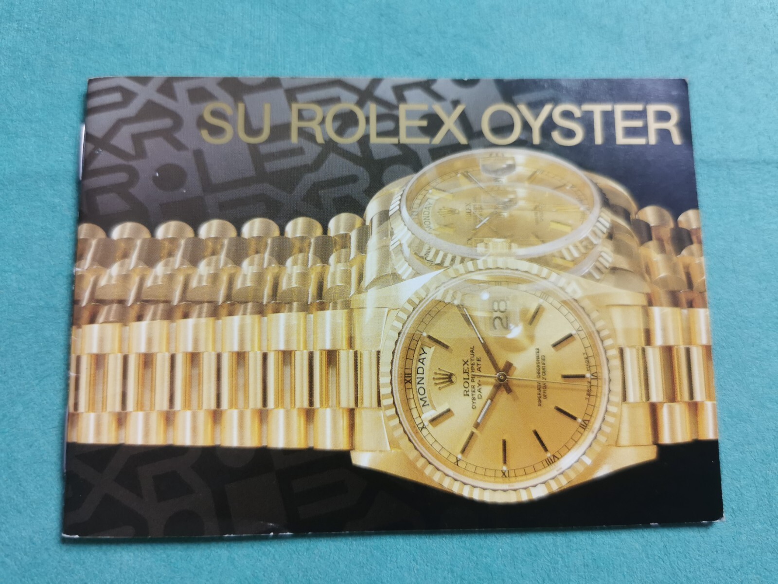 Rolex booklet " Su Rolex Oyster " spanish language for any models year 1992
