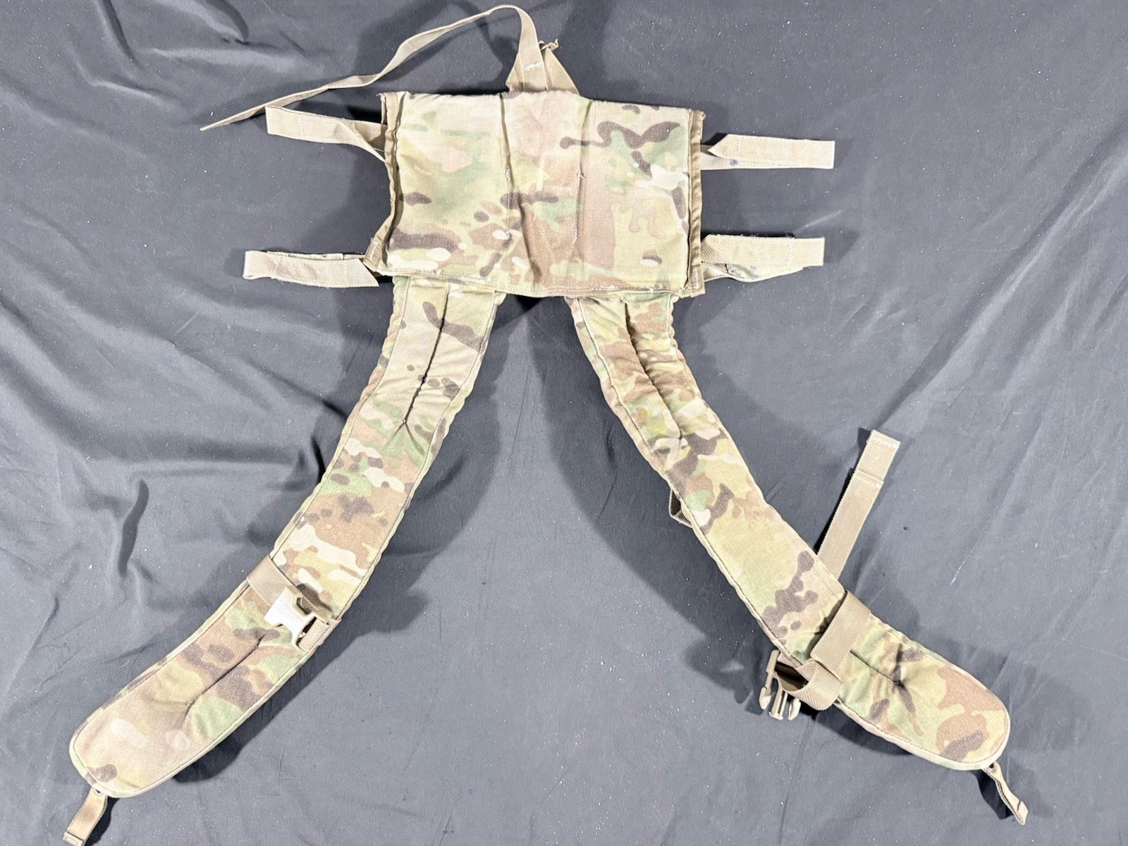 US Army MOLLE II Large Rucksack Frame Shoulder Straps Multicam OCP Ruck