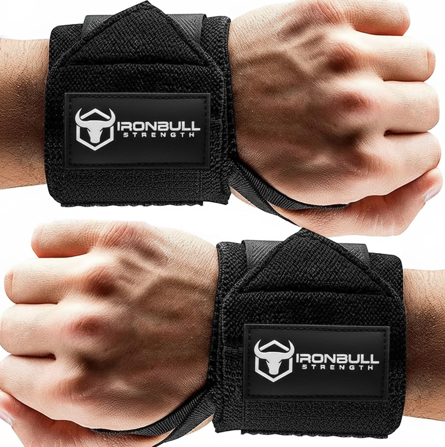 Munequeras de fitness para levantamiento de pesas de 45 cm Munequera de gimnasio