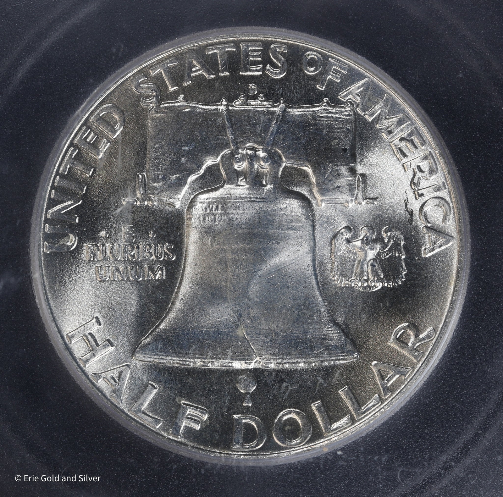 1959-D 50c Silver Franklin Half Dollar ICG MS 65